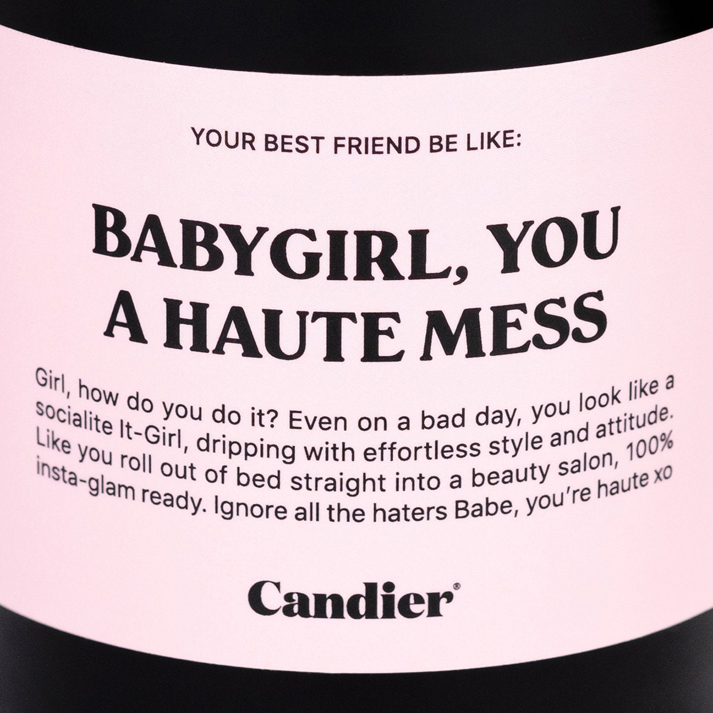 HAUTE MESS (Black) | Scented Candle