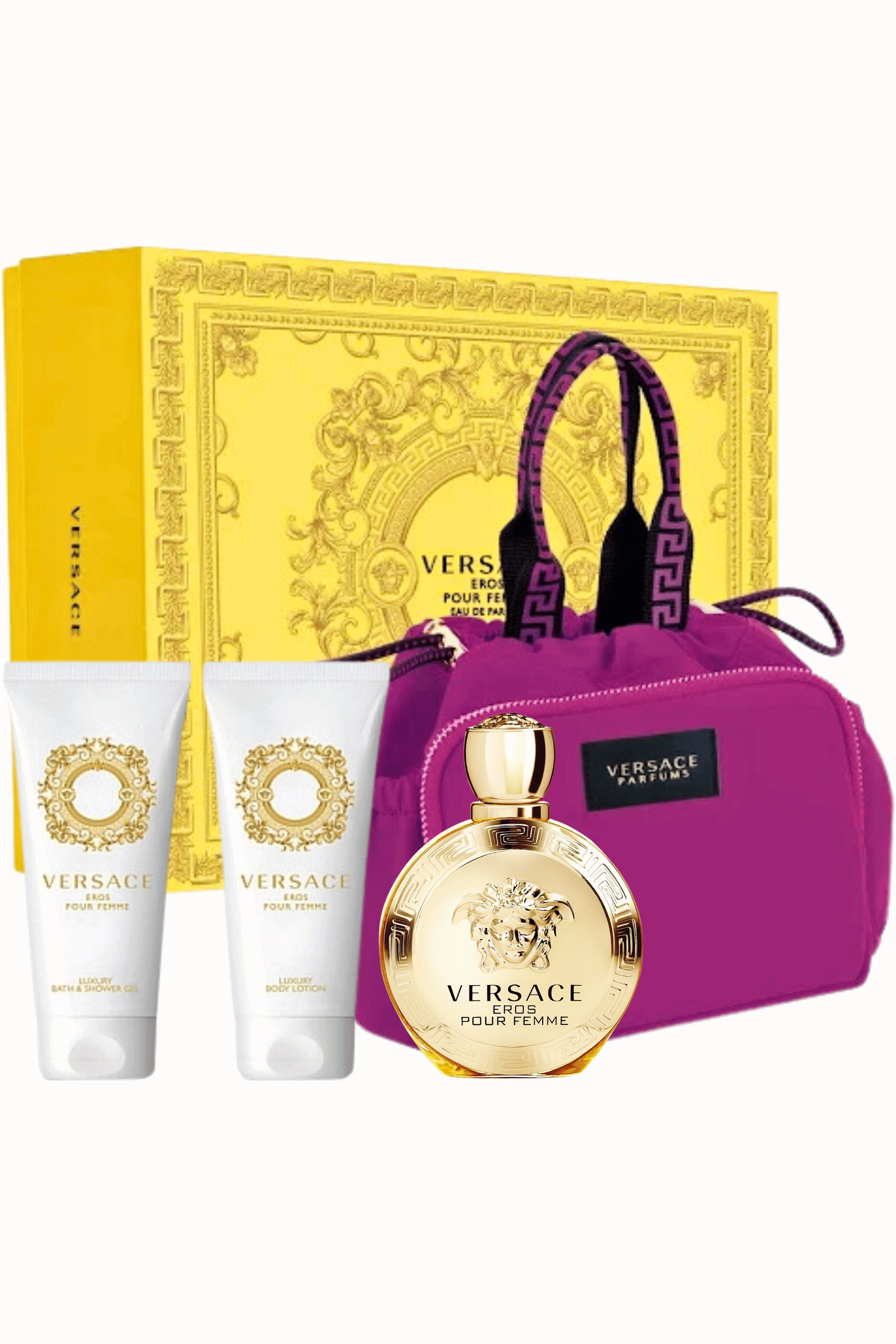 Versace | Eau de Femme Pour REBL Gift 4pc - Eros Parfum Set