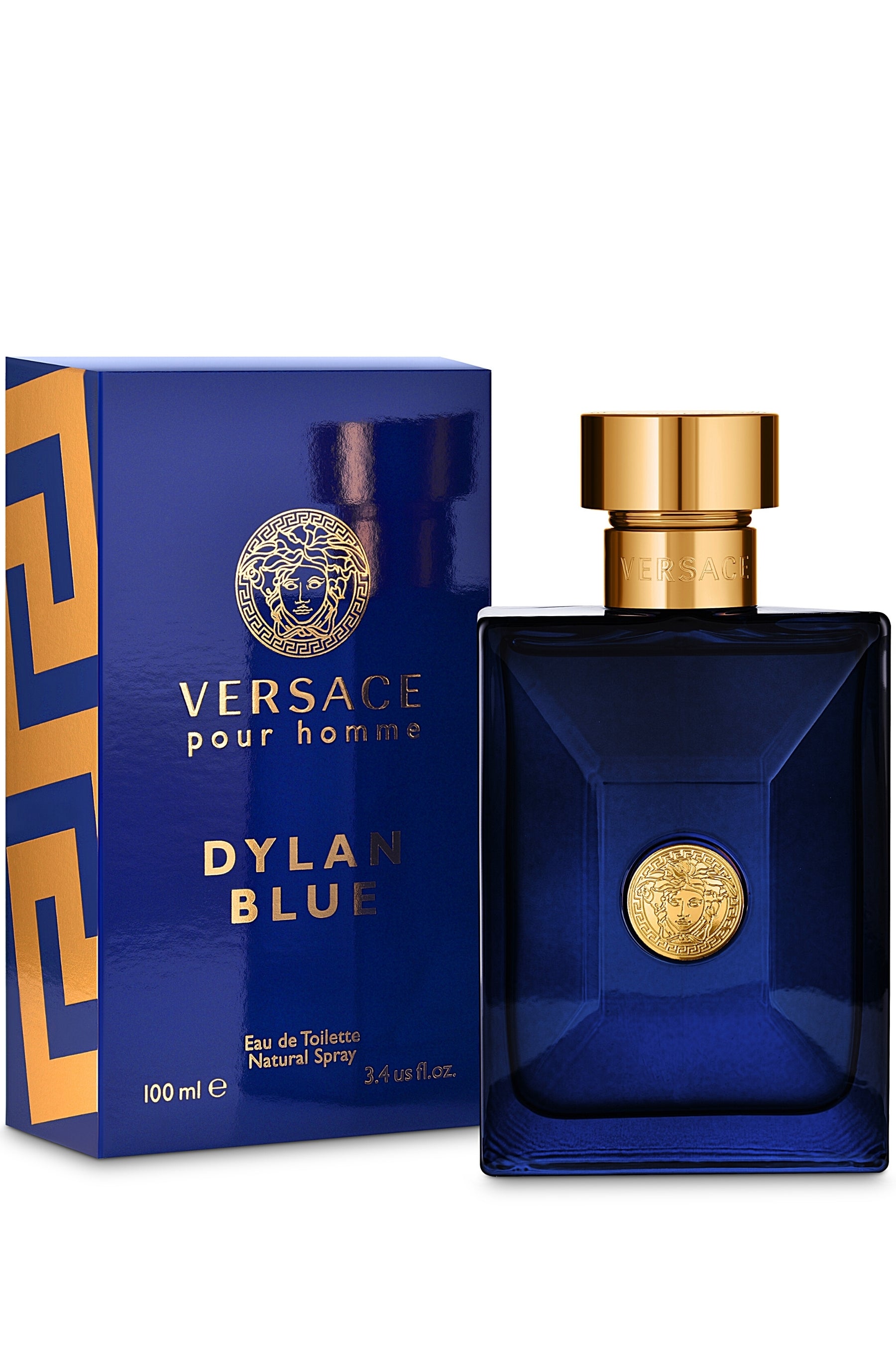 Versace Pour Homme Dylan Blue by Versace 3.4 Oz EDT Cologne for Men New In  Box