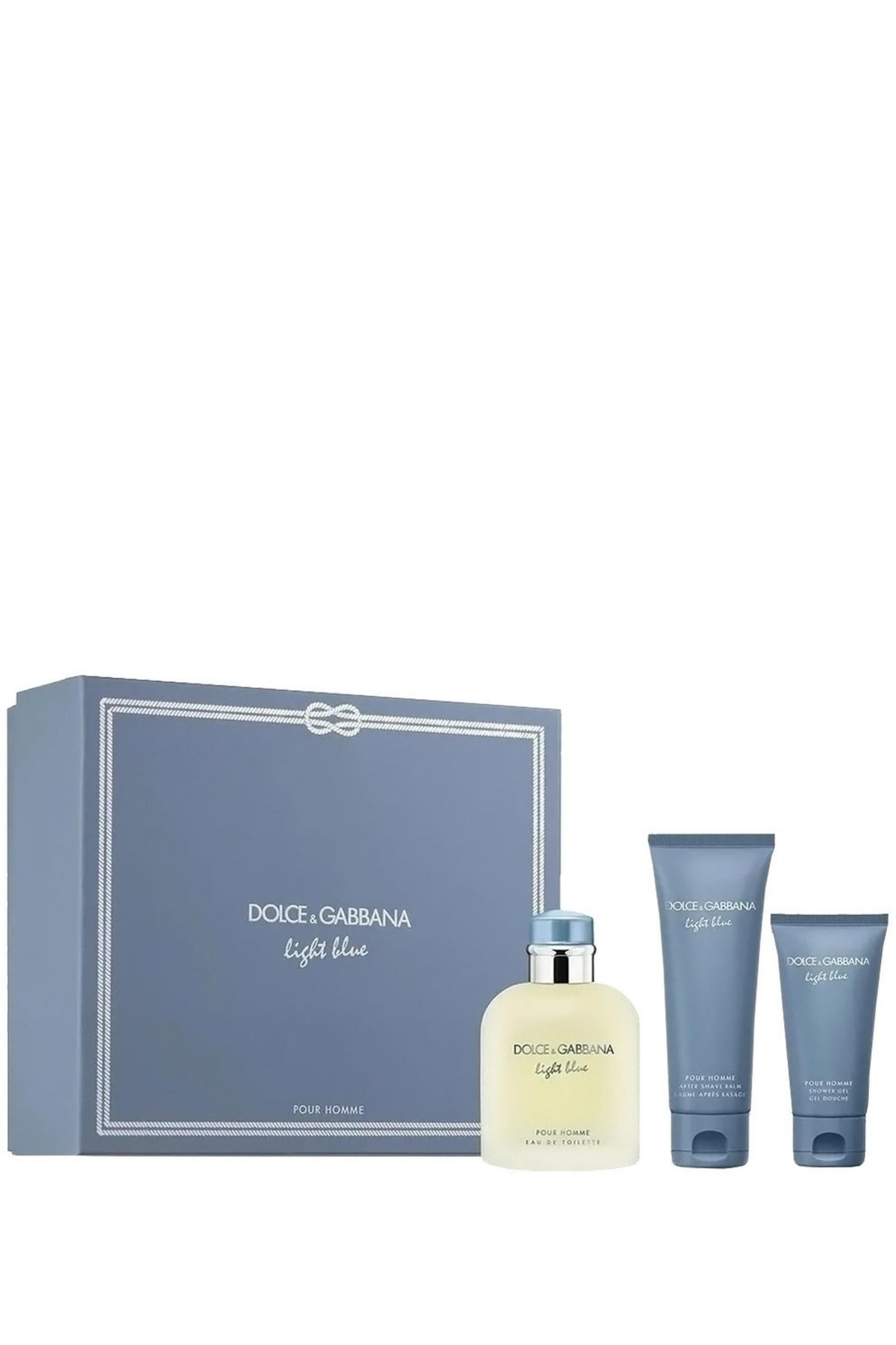 Dolce & Gabbana  Light Blue for Men Eau de Toilette 3 Pc Set - REBL